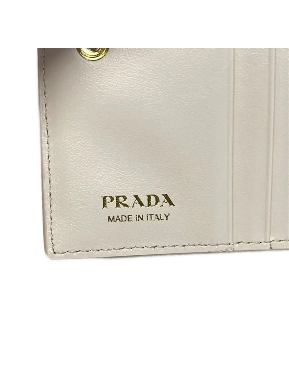 Prada Bifold Wallet Light Pink Light Purple Multi Floral Pattern Leather